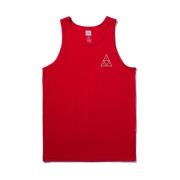 Rode Driehoekige Tanktop voor Mannen HUF , Red , Heren