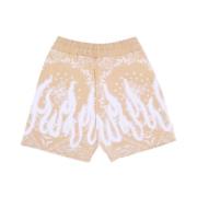 Bandana Print Shorts Lichtgewicht Katoenen Shorts Vision OF Super , Be...