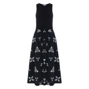 Elegante Midi Jurken voor Vrouwen Kocca , Black , Dames