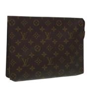 Pre-owned Canvas pouches Louis Vuitton Vintage , Brown , Dames