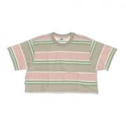 Korte T-shirt Pembroke Box Tee Obey , Beige , Dames