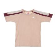 Roze Violet Wit Band T-shirt Kappa , Beige , Heren