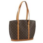 Pre-owned Canvas totes Louis Vuitton Vintage , Brown , Dames