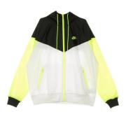 Windjack in wit/zwart/volt Nike , Multicolor , Heren