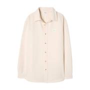 Stijlvolle Overshirt voor Mannen American Vintage , Beige , Heren