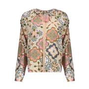 Lange Mouw Top Geisha , Multicolor , Dames