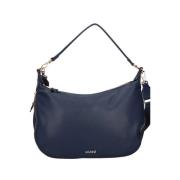 Elegante blauwe handtas met gouden details Liu Jo , Blue , Dames