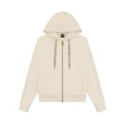 Gele hoodie extra slim fit Colmar , Beige , Dames