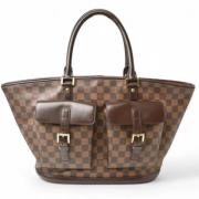 Pre-owned Canvas shoulder-bags Louis Vuitton Vintage , Brown , Dames