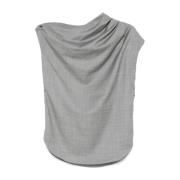 Draped Sleeveless Blouse Loulou Studio , Gray , Dames