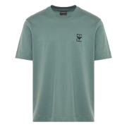 Katoenen T-shirt met Designerstijl Emporio Armani , Green , Heren