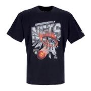 NBA Courtside Shattered Tee Bronet Nike , Black , Heren