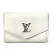 Pre-owned Leather wallets Louis Vuitton Vintage , White , Dames