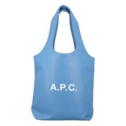 Blauwe Handtas Ninon Small Tote Bag A.p.c. , Blue , Unisex