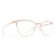 Champagne Gold Brillen Monturen Elba Mykita , Yellow , Unisex