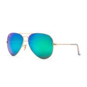 Aviator Flash Metal Zonnebril Ray-Ban , Yellow , Unisex