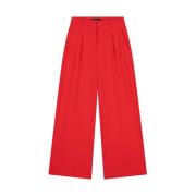 Plooi broek in stijlvol ontwerp Alix The Label , Red , Dames