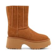 Klassieke Twin Seam Suède Laarzen UGG , Brown , Dames