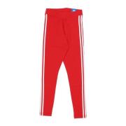 Strepen Strakke Leggings Beter Scarlet Adidas , Red , Dames