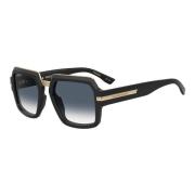 Zwart/Grijs Getinte Zonnebril Dsquared2 , Black , Heren