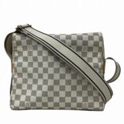 Pre-owned Canvas shoulder-bags Louis Vuitton Vintage , White , Dames