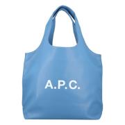 Blauwe Handtas Ninon Tote Tas A.p.c. , Blue , Dames