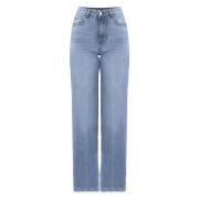 Stijlvolle Wide Jeans voor Vrouwen Kocca , Blue , Dames