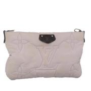 Pre-owned Leather shoulder-bags Louis Vuitton Vintage , Pink , Dames