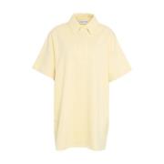 Gele Polo Jurk Kennedi Stand Studio , Yellow , Dames