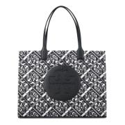 Gedrukte Tote Tas voor Vrouwen Tory Burch , Black , Dames