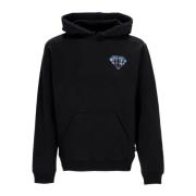 Zwarte Metalen Logo Hoodie Lange Mouw Iuter , Black , Heren