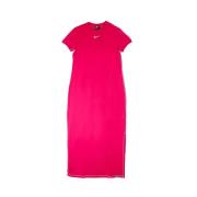 Icon Clash Maxi Jurk Nike , Pink , Dames