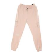 Fleece Trainingsbroek met Swoosh Logo Nike , Pink , Dames