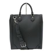 Pre-owned Leather totes Louis Vuitton Vintage , Black , Dames