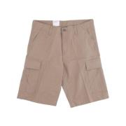 Leren Rinset Cargo Shorts Carhartt Wip , Beige , Heren