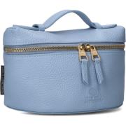 Blauwe Lori Leren Handtas Fred De La Bretoniere , Blue , Dames