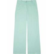 Turquoise Werkkatoenen Broek Paul Smith , Blue , Dames