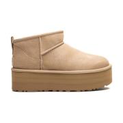 Beige Classic Ultra Mini Laarzen UGG , Beige , Dames