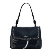 Zwarte Polyurethaan Dames Handtas Lente/Zomer Desigual , Black , Dames