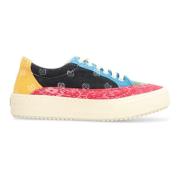 Bandana Patchwork Low-Top Sneakers Rhude , Multicolor , Heren