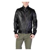 Zip-Up Bomberjack voor Mannen Blauer , Black , Heren