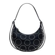 Zwarte handtas met ritssluiting voor vrouwen Desigual , Black , Dames