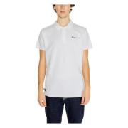 Polo Shirt Korte Mouw Collectie Aquascutum , White , Heren