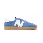 Lichtblauwe Retro Trainer Sneakers Msgm , Blue , Heren