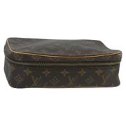 Pre-owned Canvas pouches Louis Vuitton Vintage , Brown , Dames