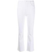 Witte Dames Jeans Mother , White , Dames