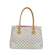 Pre-owned Canvas louis-vuitton-bags Louis Vuitton Vintage , White , Da...