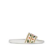 Geborduurde Terry Laurel Sandalen Casablanca , White , Dames