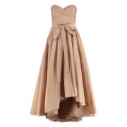 Techno taffeta sweetheart jurk met zakken Pinko , Pink , Dames