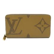 Pre-owned Leather wallets Louis Vuitton Vintage , Brown , Dames